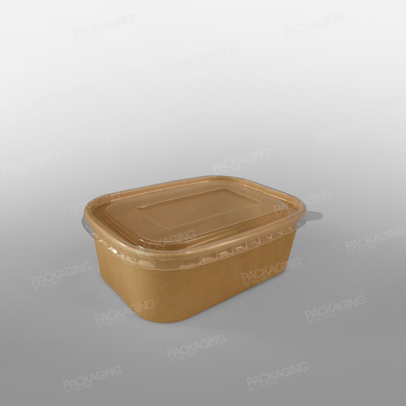 Kraft Paper Rectangular Food Box