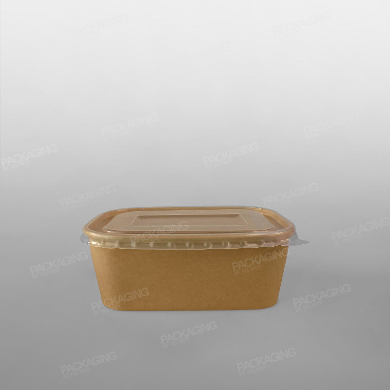 Kraft Paper Rectangular Food Box