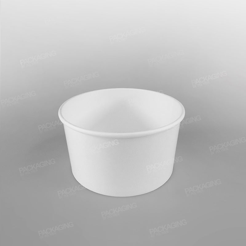 Paper Food Bowl - White