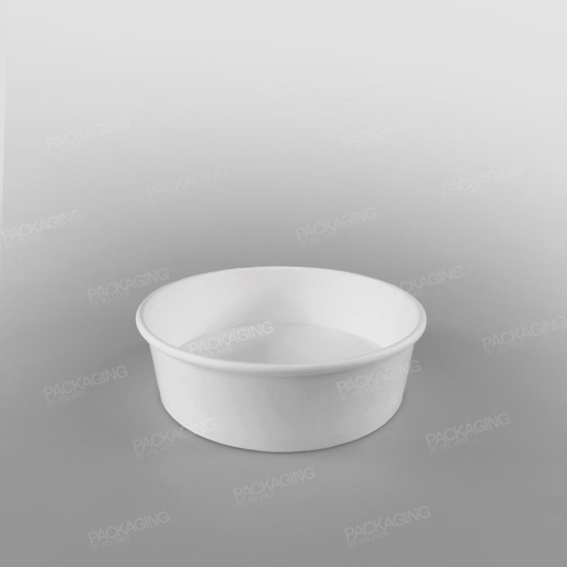 Paper Food Bowl - White