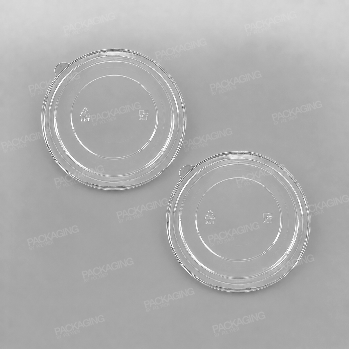 PET Lid For White Paper Food Bowl [500-1000ml]