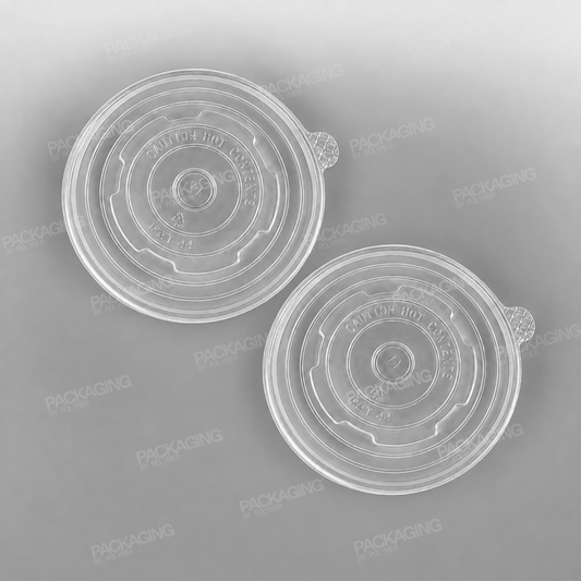 PP Lid For Paper Food Bowl - White [500-1000ml]