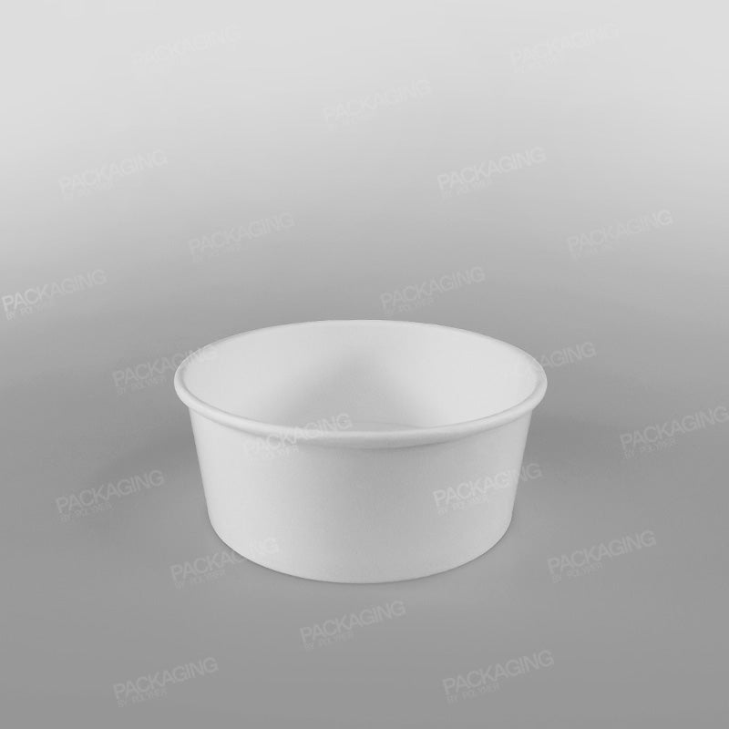 Paper Food Bowl - White