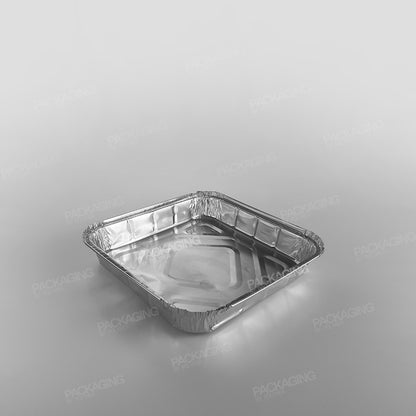 Hippo Foil Container [9x9x1.5inch]