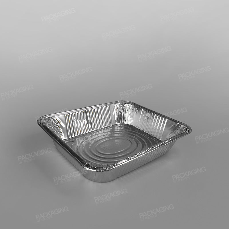 Half Deep Gastronorm Foil Container - Rolled Edge [10x12x2.5inch]