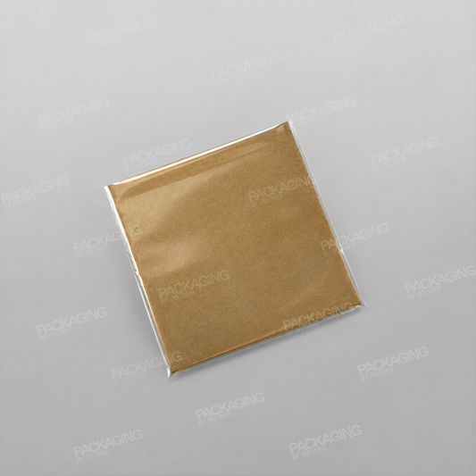 Paper Film Fronted Bag - Brown