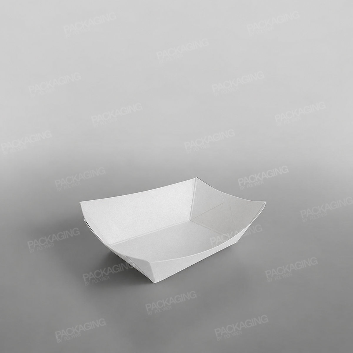White Paperboard Food Tray