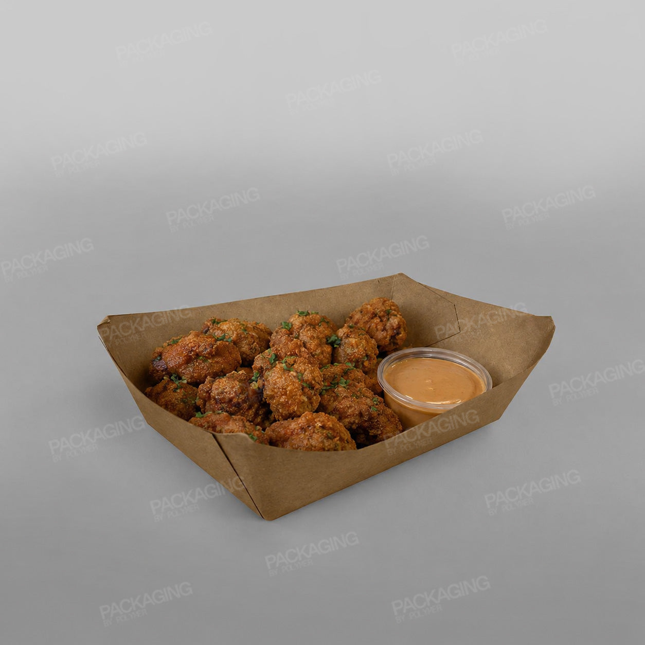 Dispo 5lb Rectangular Greaseproof Food Tray