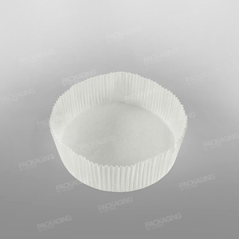 Plain Greaseproof Case, Round - 6inch[152x51mm]