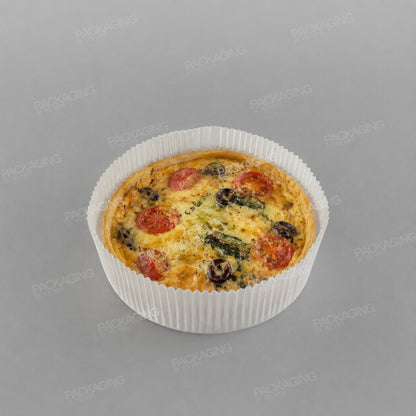 Plain Greaseproof Case, Round - 6inch[152x51mm]