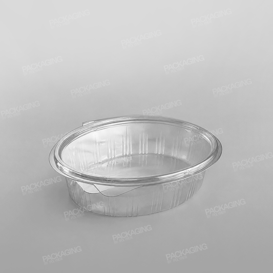GPI Elipack Oval Hinged Salad Container