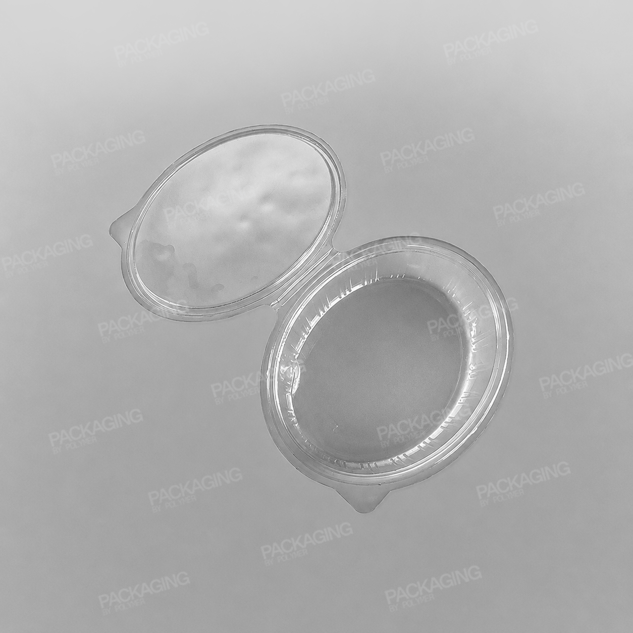 GPI Elipack Oval Hinged Salad Container