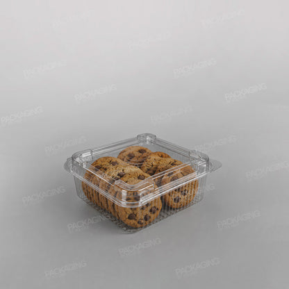 Somoplast Clear Hinged Domed Square Container