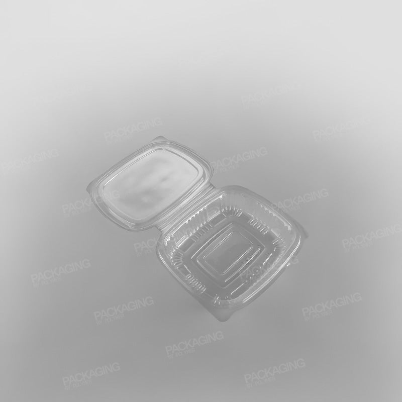 Somoplast Clear Hinged Rectangular Plastic Container -  Economy