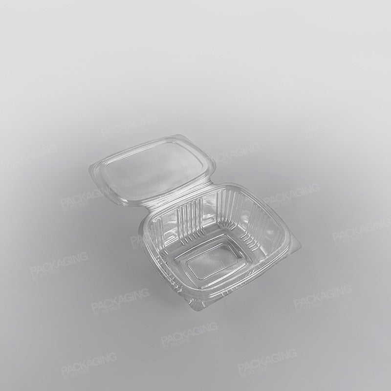 Somoplast Clear Hinged Rectangular Plastic Container -  Economy