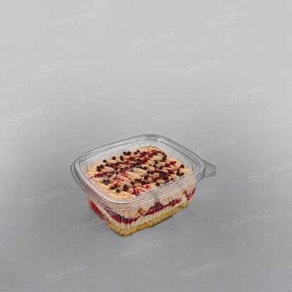 Somoplast Clear Hinged Rectangular Plastic Container -  Economy