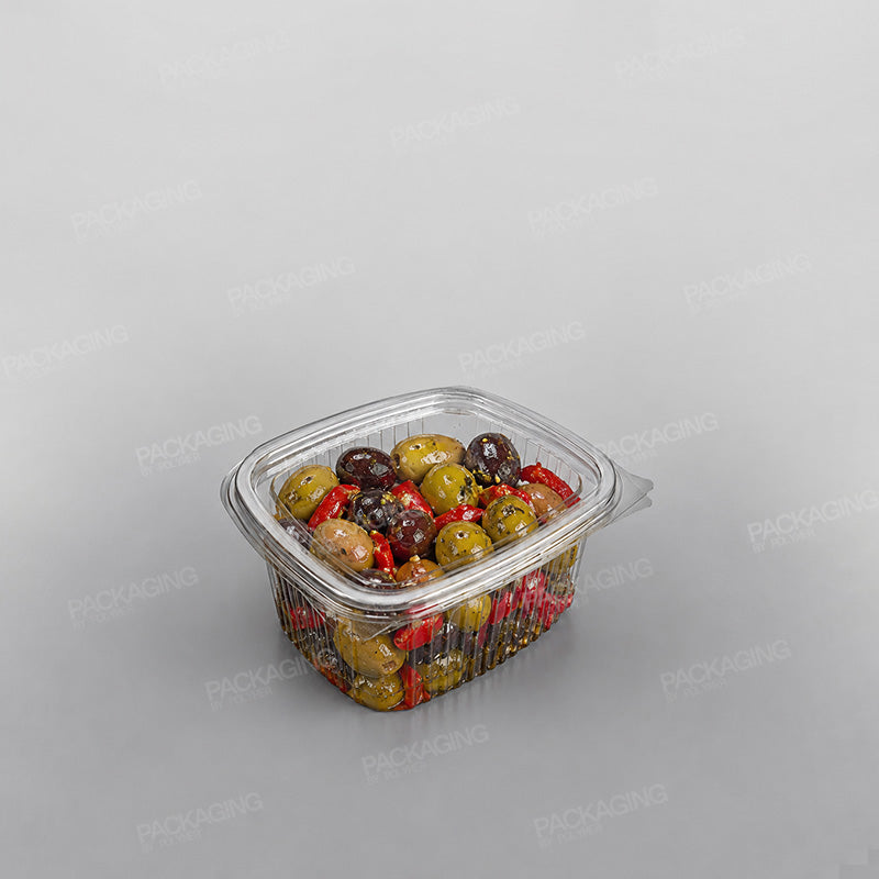 Somoplast Clear Hinged Rectangular Plastic Container