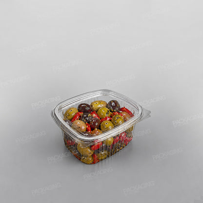 Somoplast Clear Hinged Rectangular Plastic Container