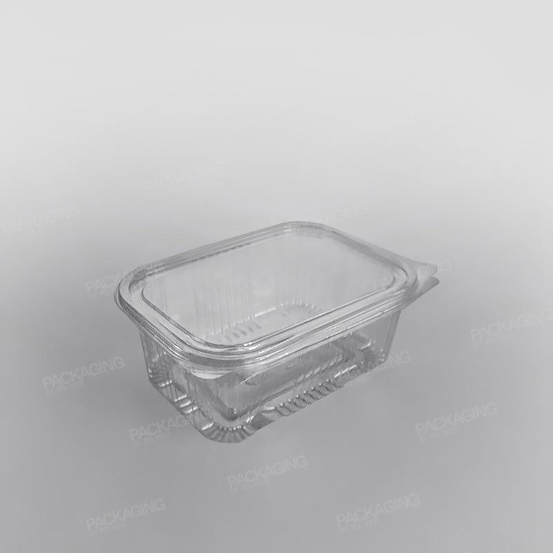 Somoplast Clear Hinged Rectangular Plastic Container -  Economy