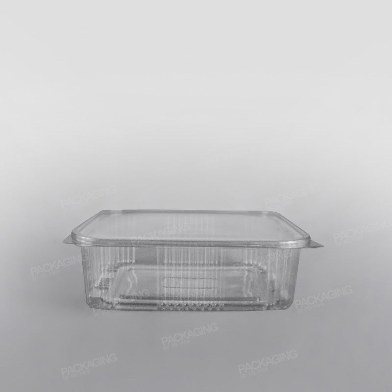 Somoplast Clear Hinged Rectangular Plastic Container -  Economy