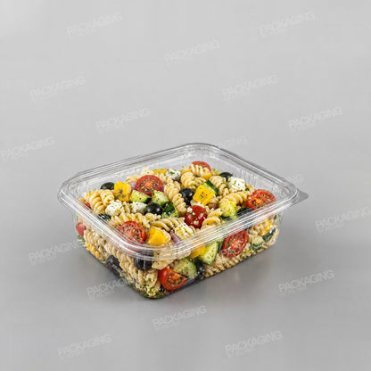 Somoplast Clear Hinged Rectangular Plastic Container -  Economy