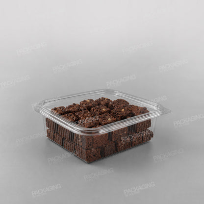 Somoplast Clear Hinged Rectangular Plastic Container
