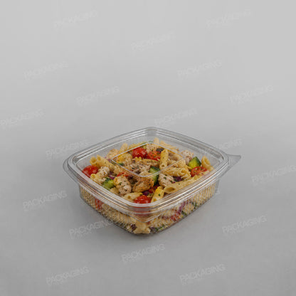 Somoplast Clear Hinged Flat Square Container
