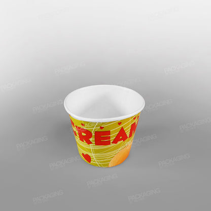 Paper Ice Cream Cups - 200cc - Generic Design