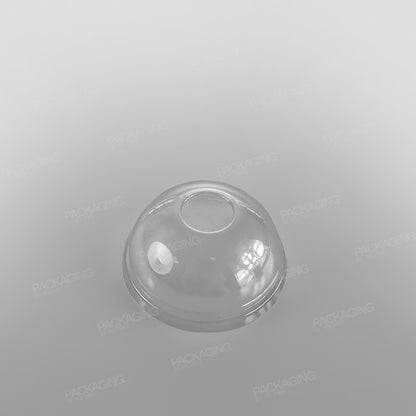 Clear Domed Lid To Fit Ice Cream Cups - White & Green Designs