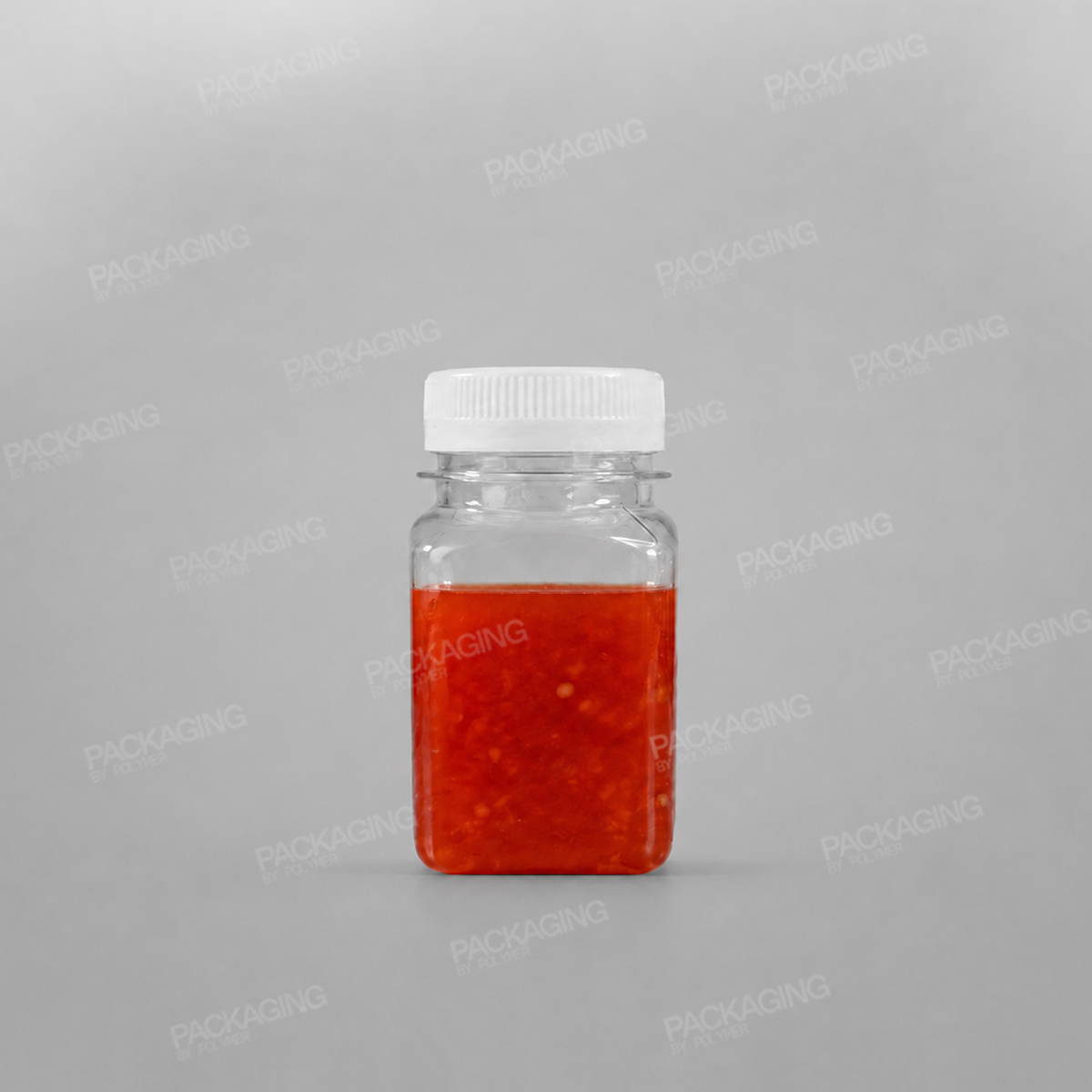 Clear PET Juice/ Shot Bottle With Caps - 100ml
