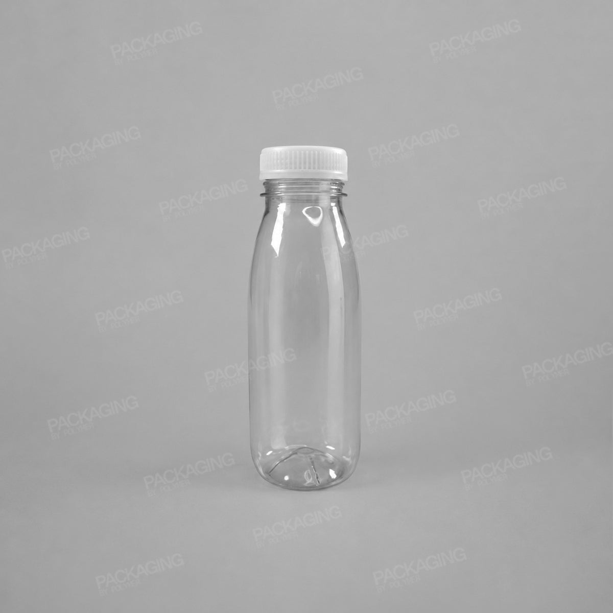 Clear Round Juice Bottles (Caps Sold Separately)