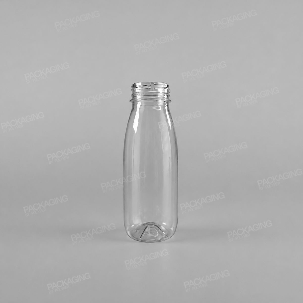 Clear Round Juice Bottles (Caps Sold Separately)