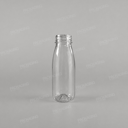 Clear Round Juice Bottles With Caps