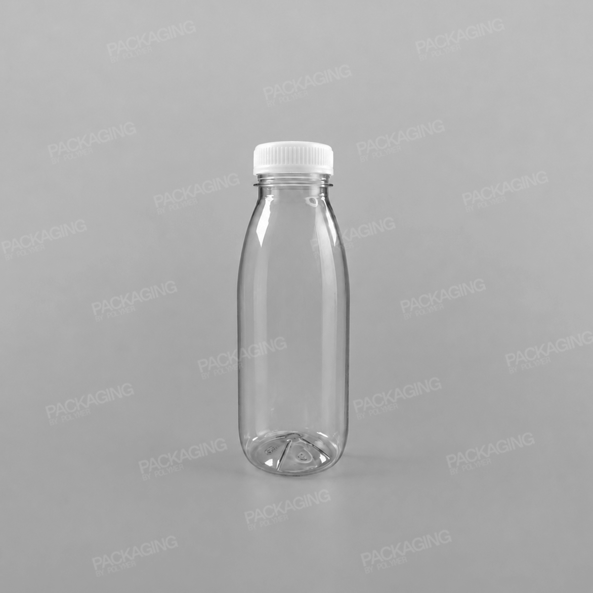 Clear Round Juice Bottles With Caps
