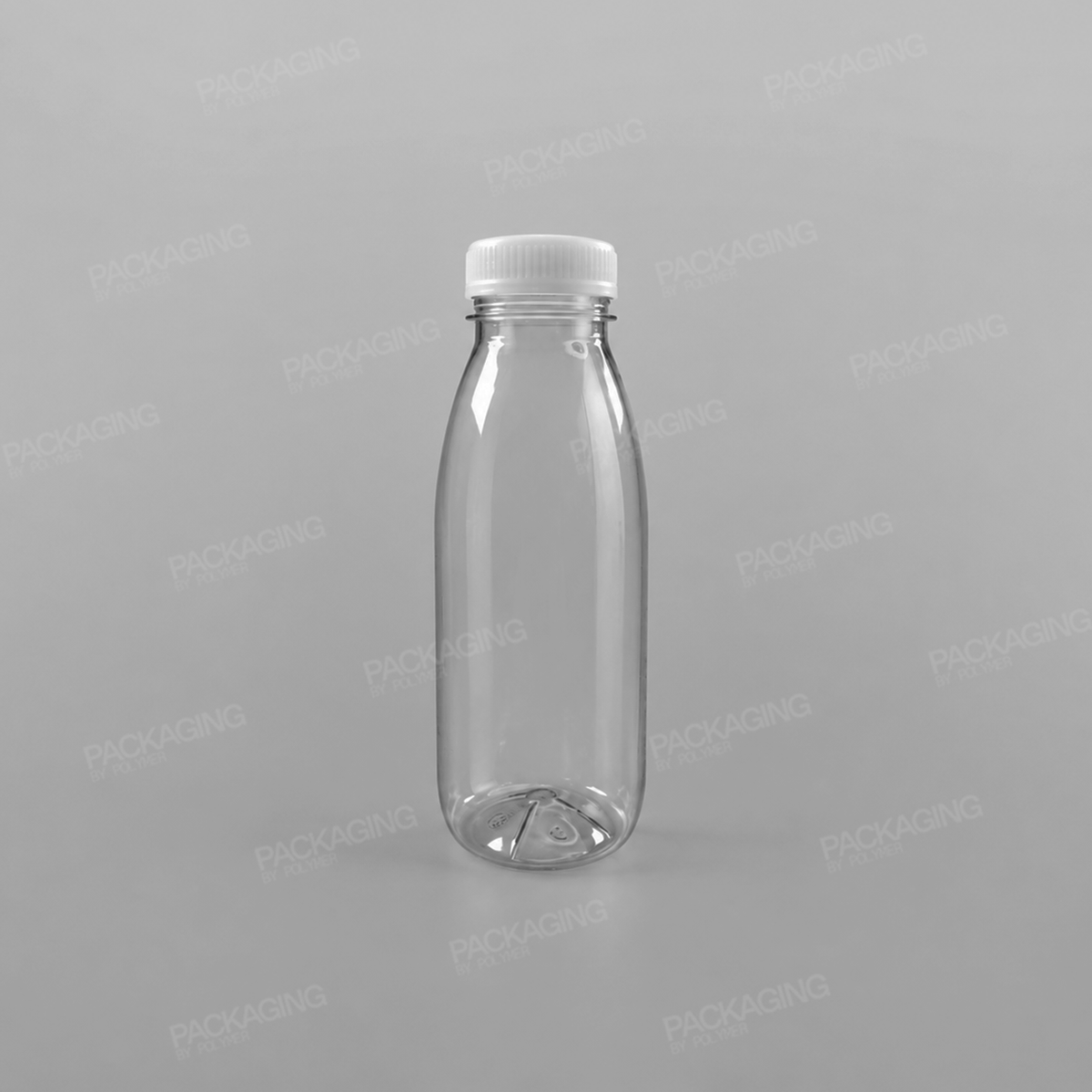 Clear Round Juice Bottles (Caps Sold Separately)