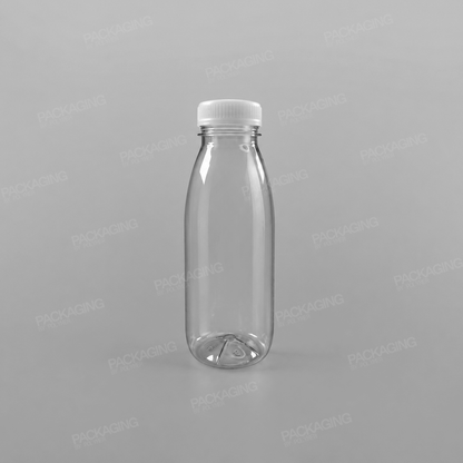 Clear Round Juice Bottles (Caps Sold Separately)