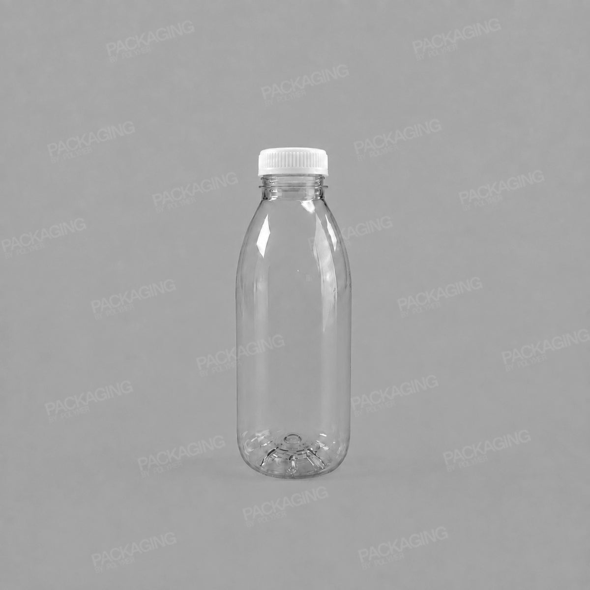 Clear Round Juice Bottles With Caps