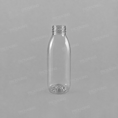 Clear Round Juice Bottles With Caps