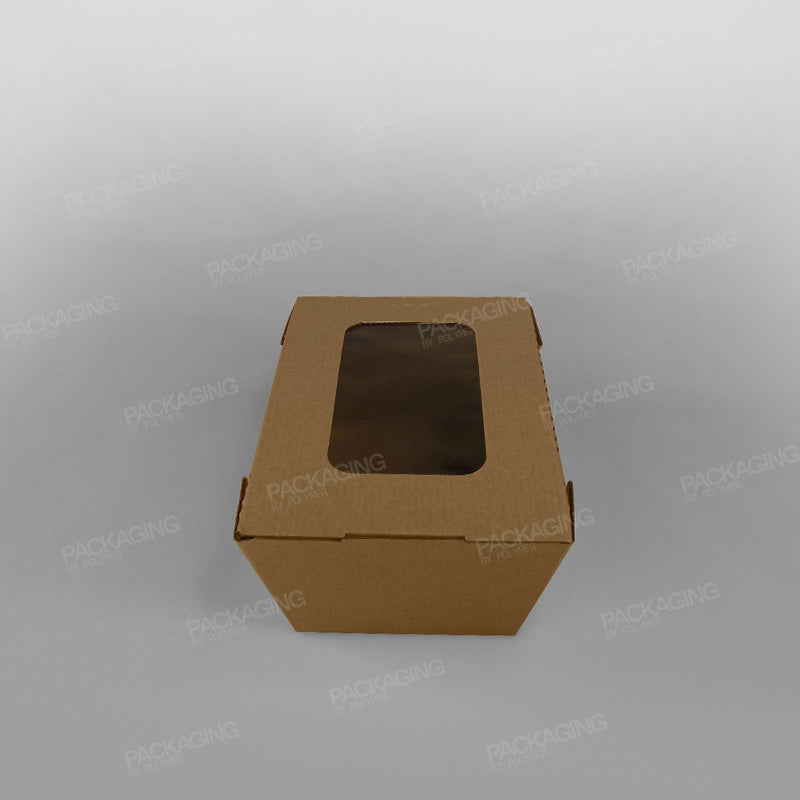 Kraft Food Box with Window – Perfect for Showcasing Meals
