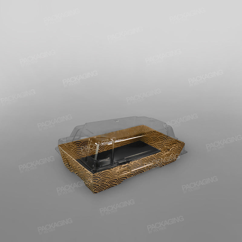 rPET Lid For Sabert Zen Kraft Sushi Tray