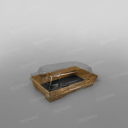 rPET Lid For Sabert Zen Kraft Sushi Tray