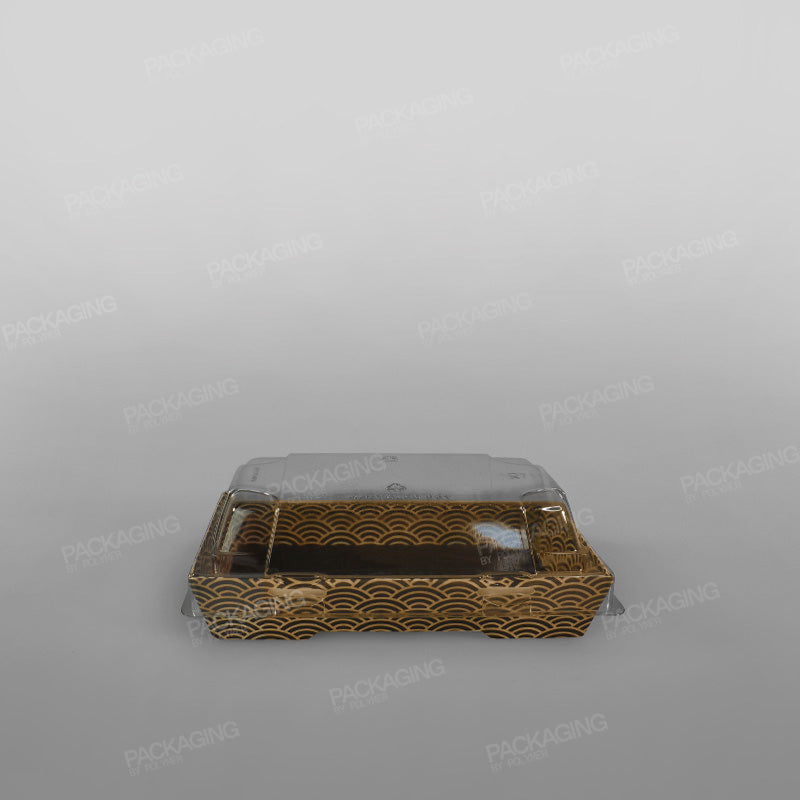 rPET Lid For Sabert Zen Kraft Sushi Tray