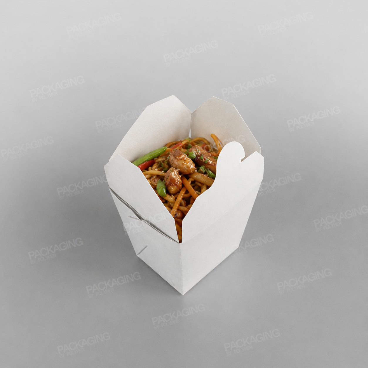 Compostable Leakproof Container, White