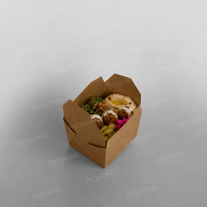 Compostable Leakproof Container, Brown