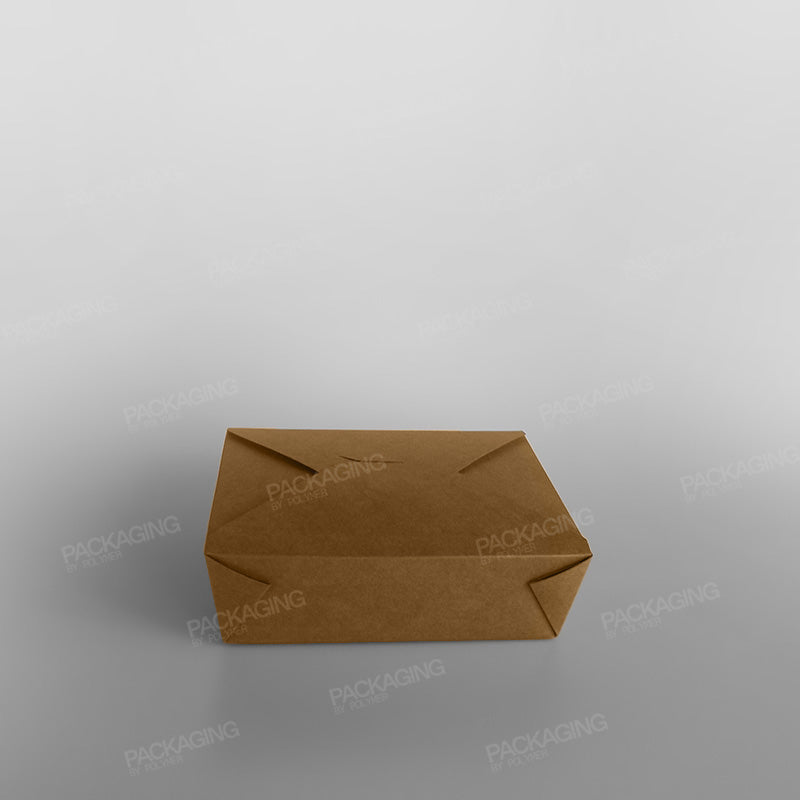 Compostable Leakproof Container, Brown