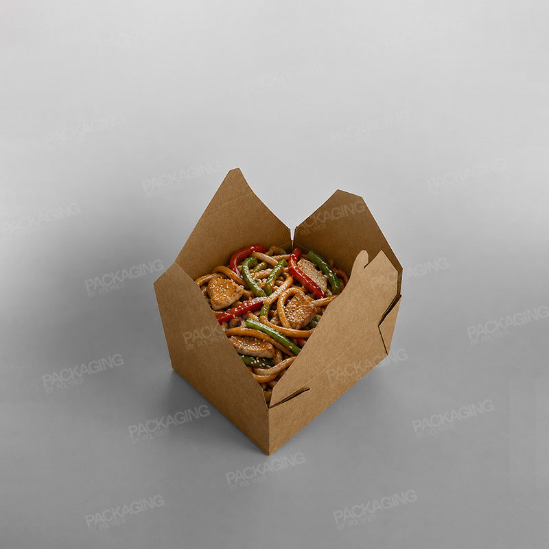 Compostable Leakproof Container, Brown