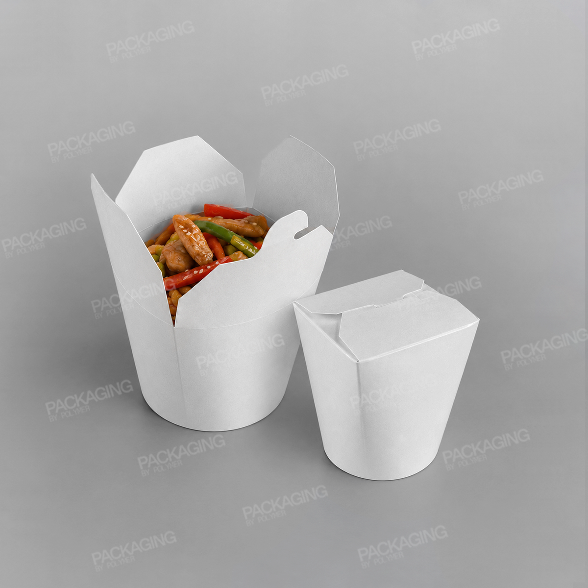 Leakproof White Noodle Box