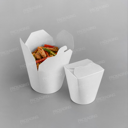 Leakproof White Noodle Box