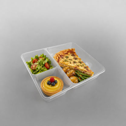 MK 3 Comp Clear Microwave Container & Lids