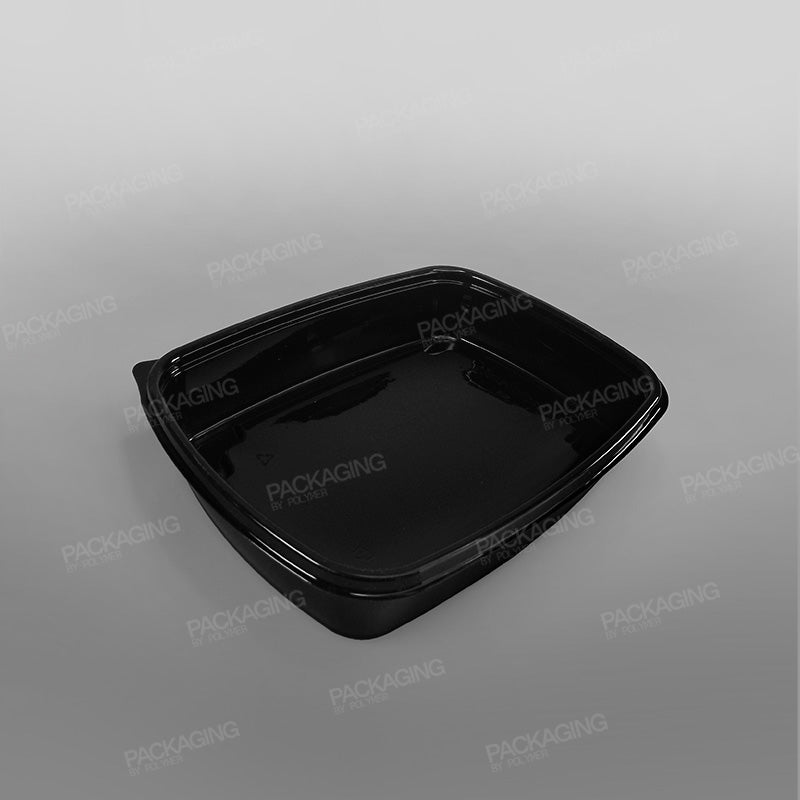 Somoplast Premium Black Rectangular Microwavable Container